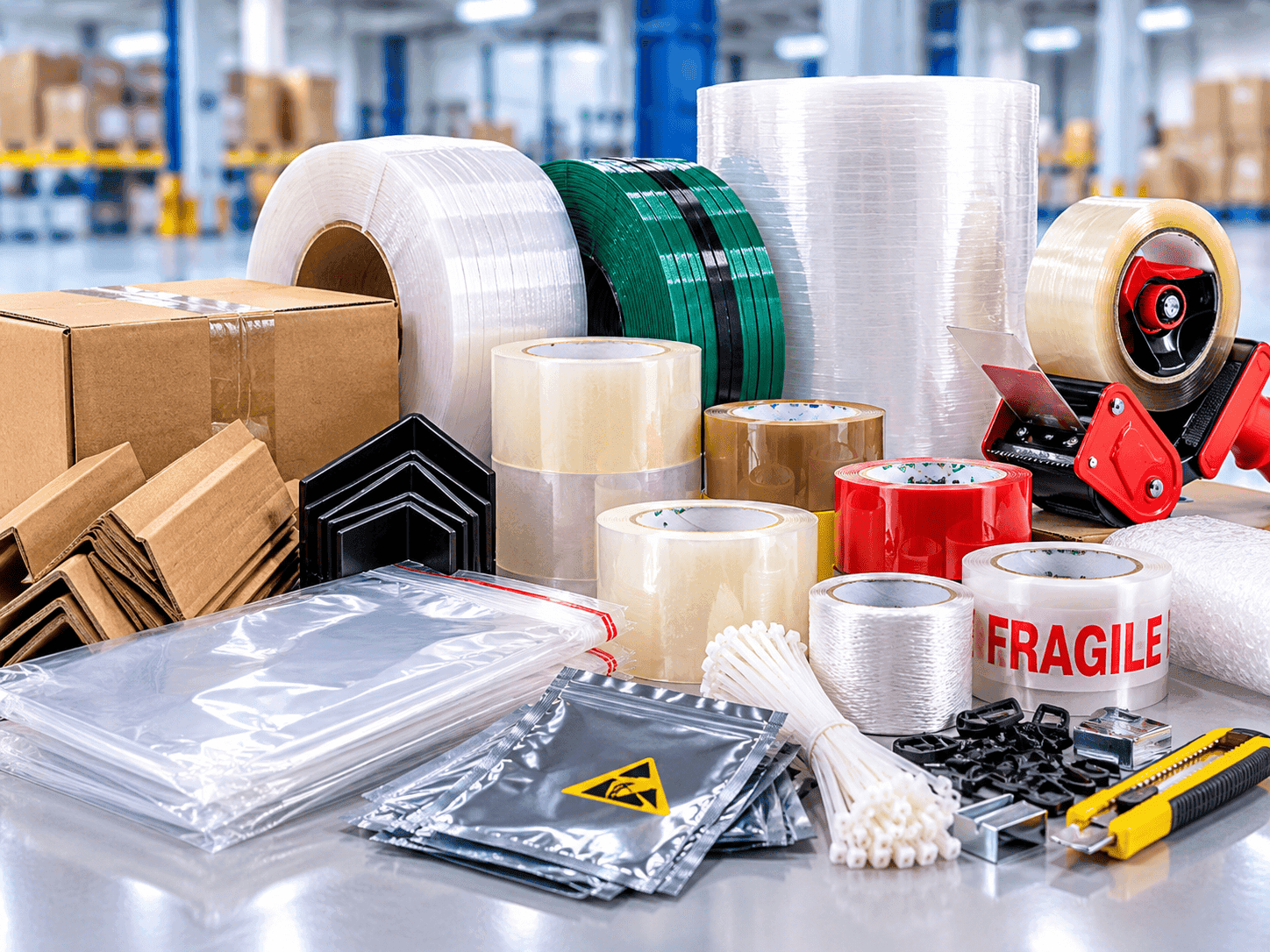 Packaging Consumables, Sealing Tapes & Strapping Solutions